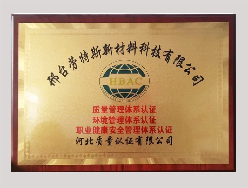 质量 环境 职业健康安全管理 体系认证
